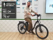 Электровелосипед Elbike Galant Big VIP 13 (Синий) - Фото 6